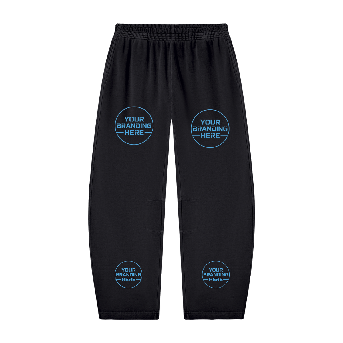 Unisex Vintage Washed Barrel Leg Sweatpants - UB0059-C001-V2