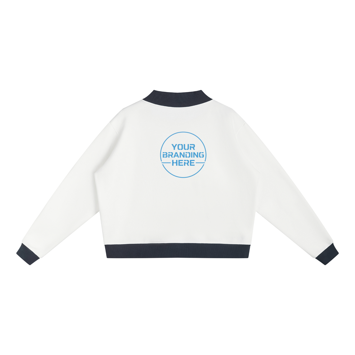 Women’s Mock Neck Crewneck Sweatshirt - WT0211-P001-V2