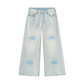 Men's Vintage Wash Wide Leg Denim Jeans - MB0047-C001-V2