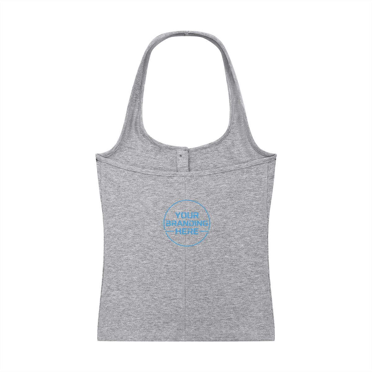 Women's Ribbed Henley Tank Top - WT0076-C001-V2