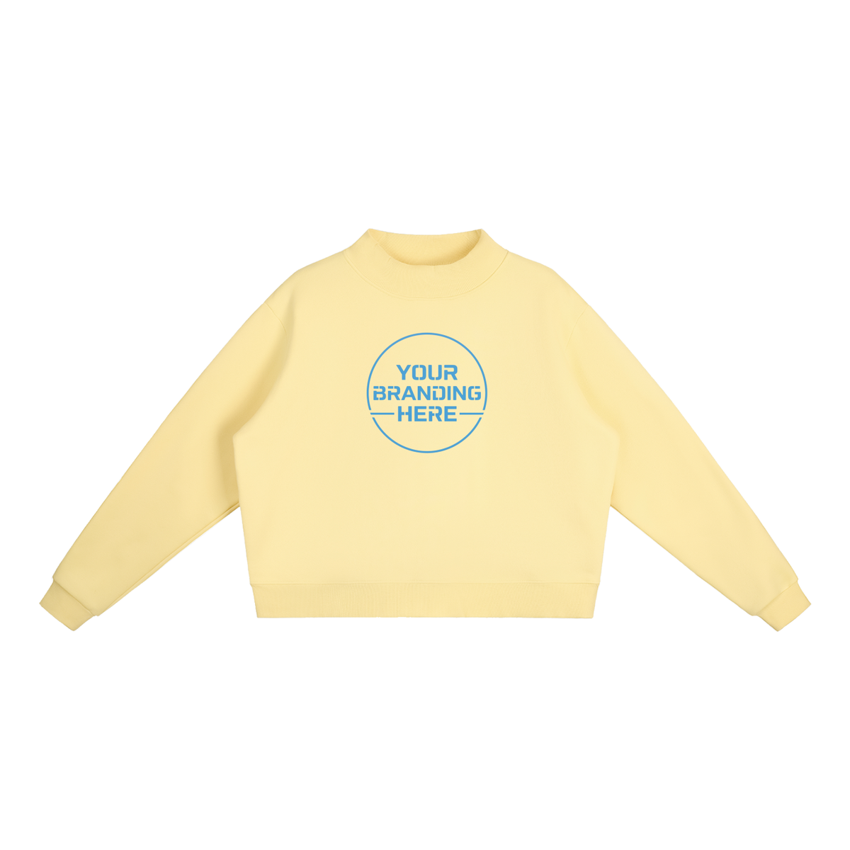 Essential Fleece Mock-Neck Crew Sweatshirt - WW0004-P001-V4