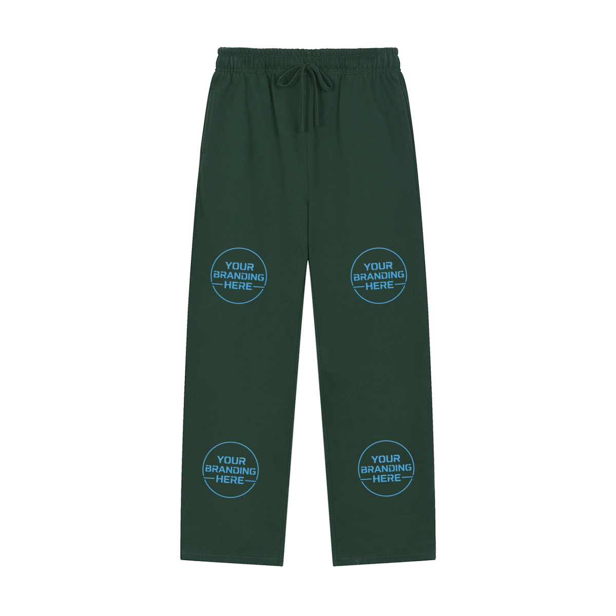 Solid Color Straight-Leg Sweatpants - RK0011-C001-V2