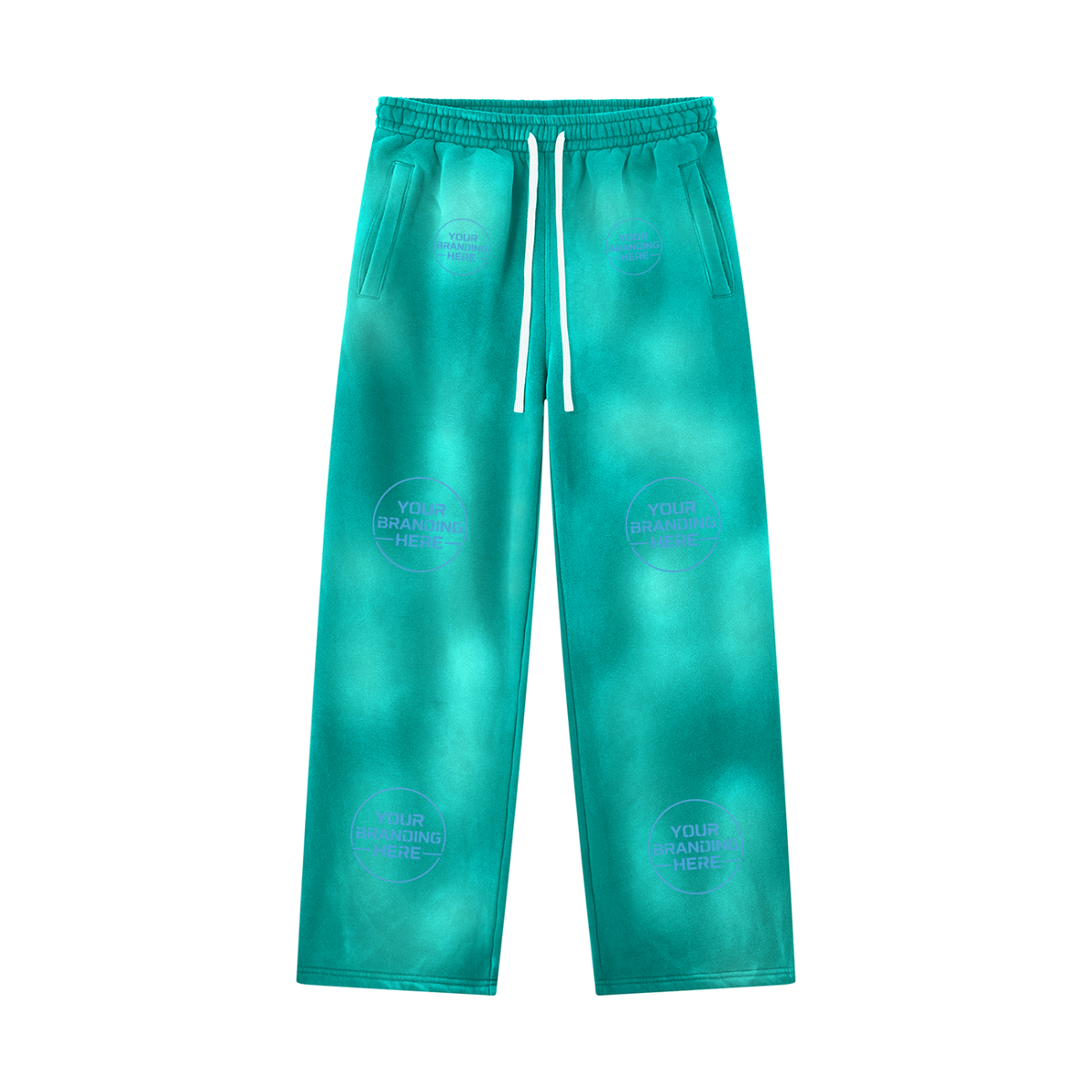 Unisex Sunfade Wide Leg Fleece Sweatpants - UB0044-P001-V2