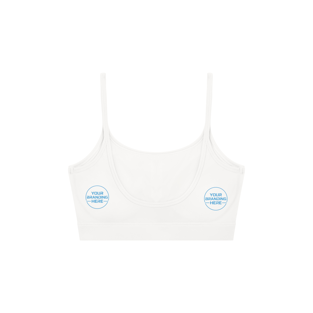 Women's Solid U-Neck Sports Bra - WT0131-O001-V2