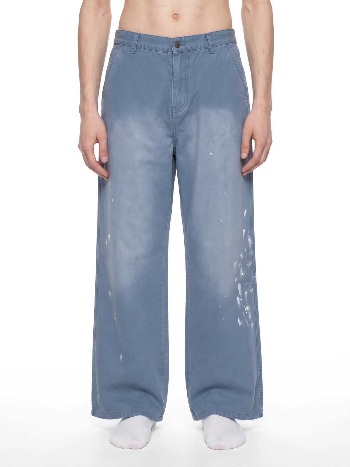 Men's Vintage Wash Splatter Denim Jeans - MB0046-C001-V2