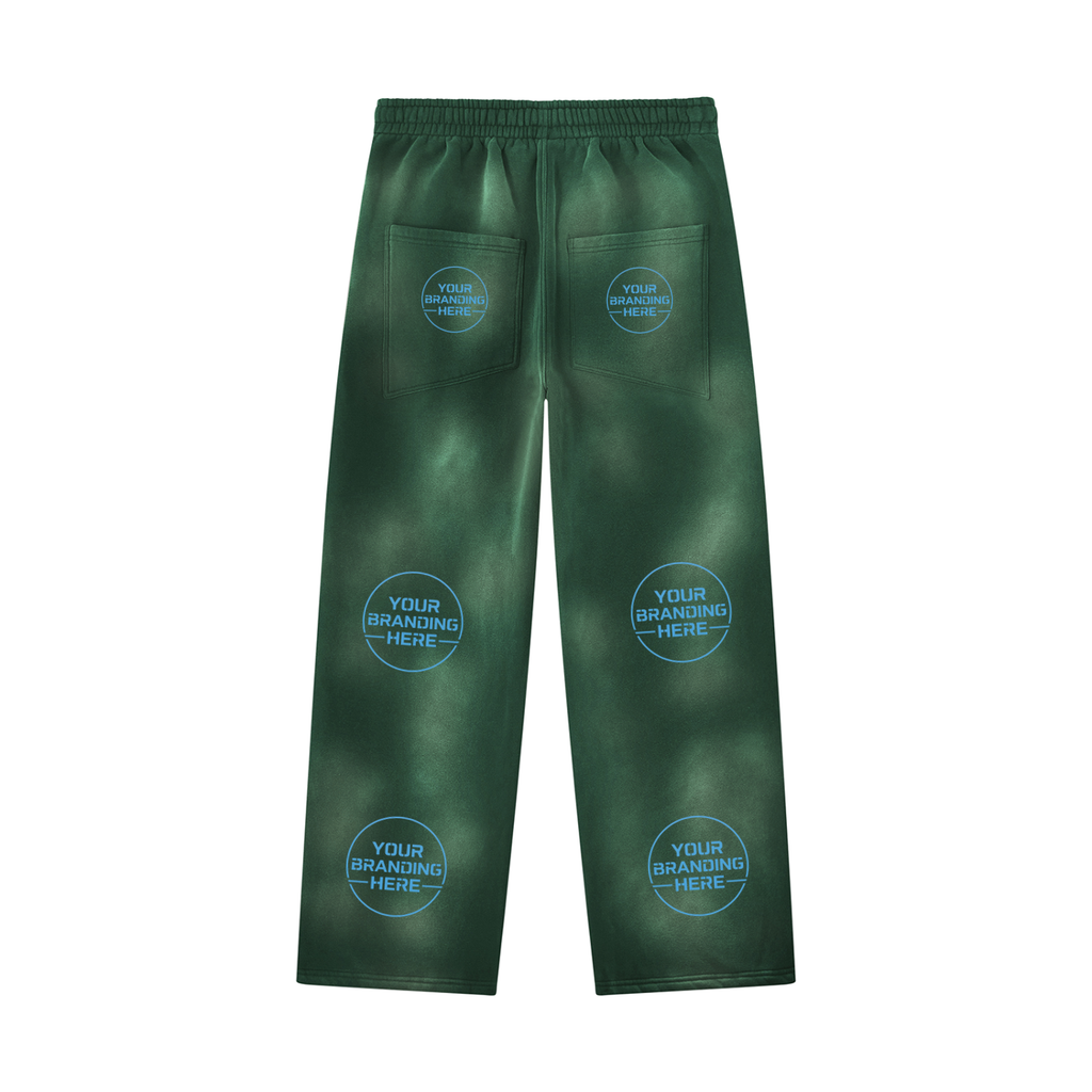Unisex Sunfade Wide Leg Fleece Sweatpants - UB0044-P001-V2