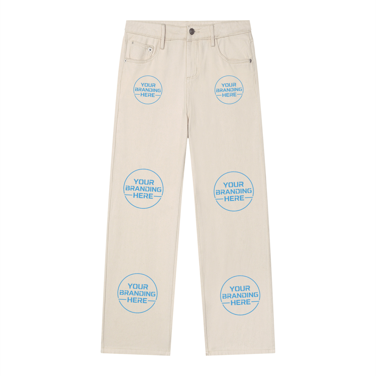Men’s Vintage Wash Straight Leg Jeans - MB0029-C001-V2