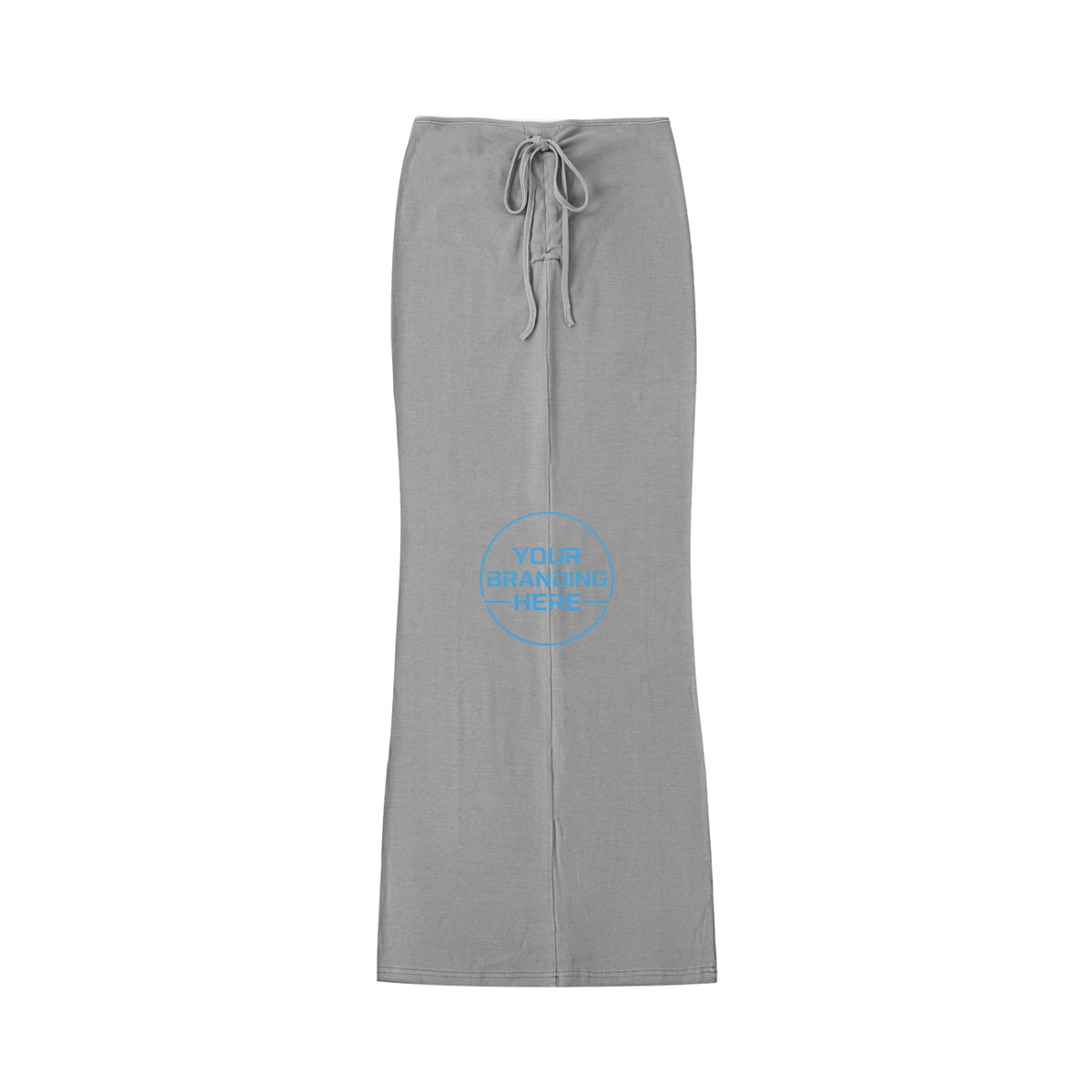 Dyed Washed Drawstring Maxi Skirt - WS0009-C001-V2