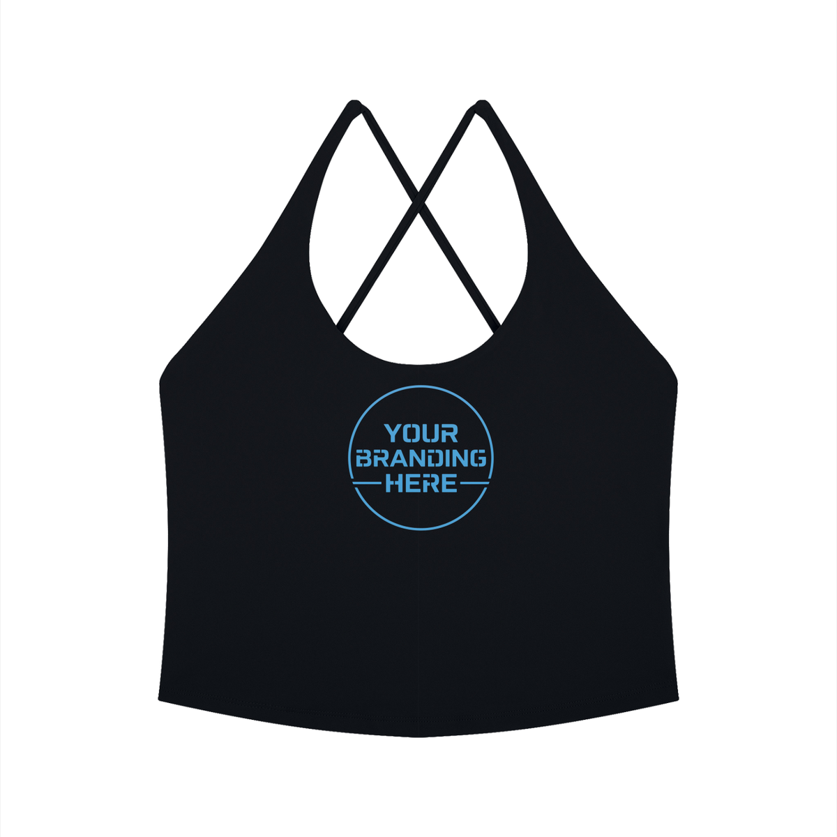 Women's Tight Halter Yoga Tank Top - WT0150-O001-V2
