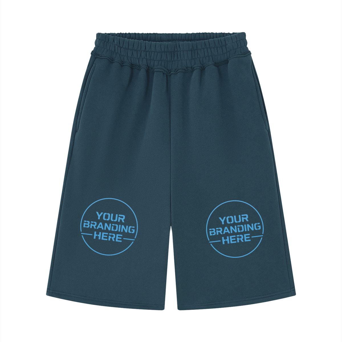 Unisex Raw Edge Fleece Shorts - UT0320-P001-V2