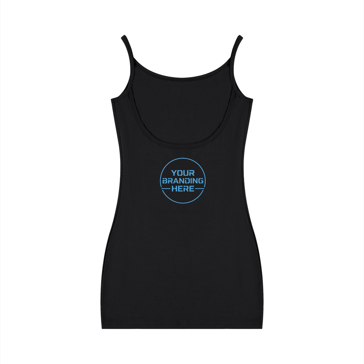 Women's Solid Tight Sleeveless Dress - WO0002-O001-V2