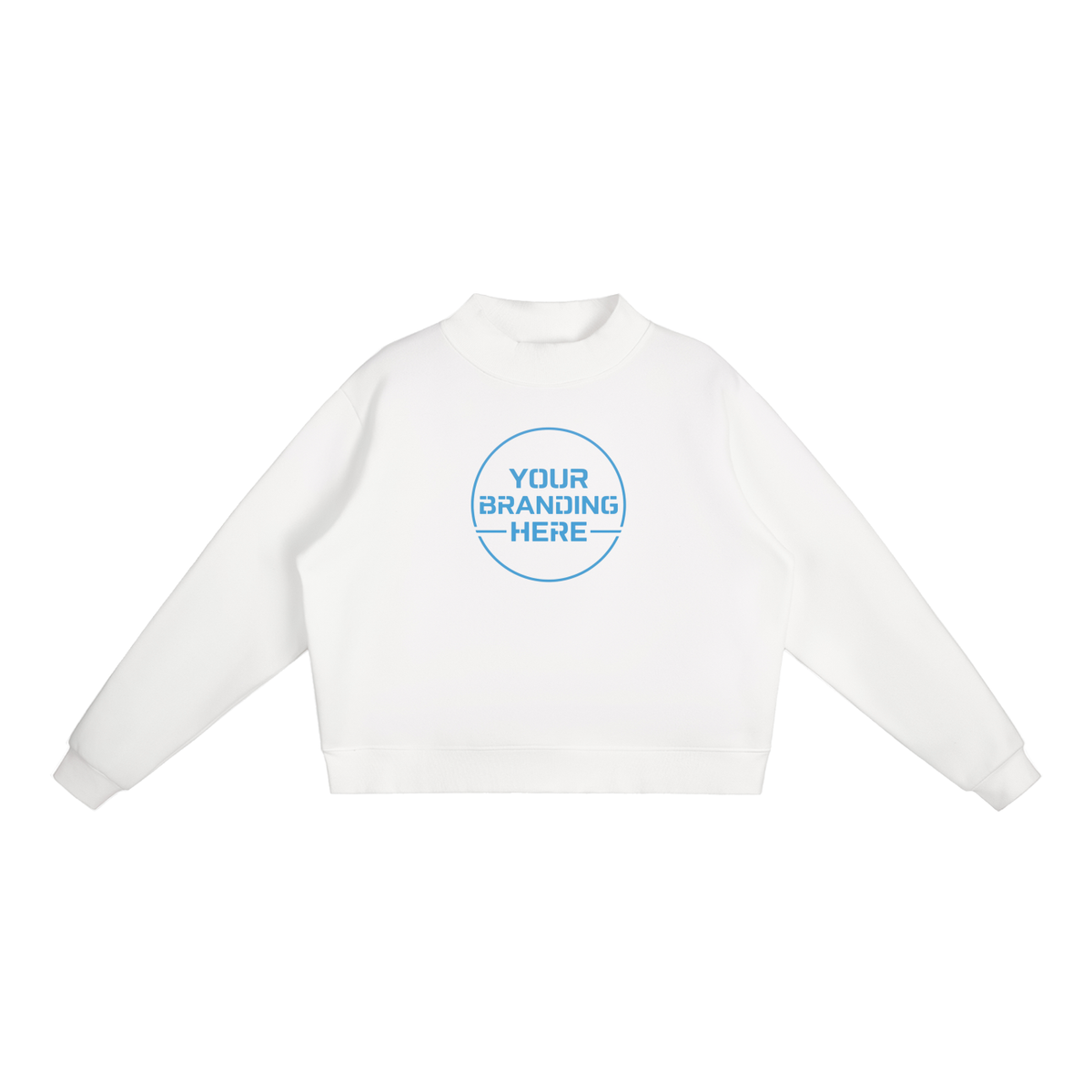 Essential Fleece Mock-Neck Crew Sweatshirt - WW0004-P001-V4