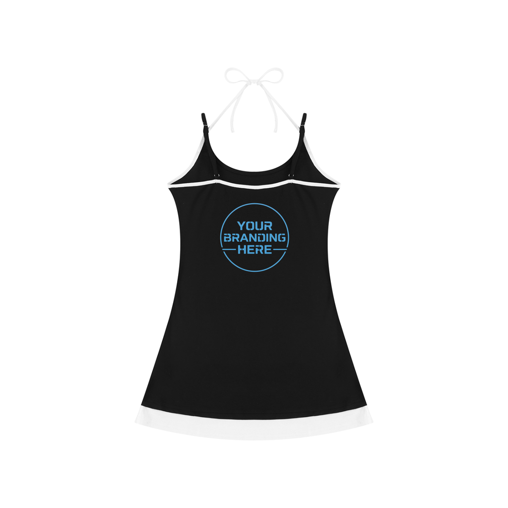 Women’s Color Block Sleeveless Dress - WO0007-O001-V2