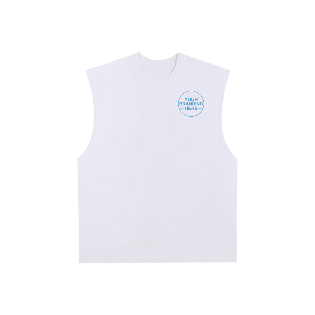 Raw Edge Cotton Tank Top - RB0010-C001-V4