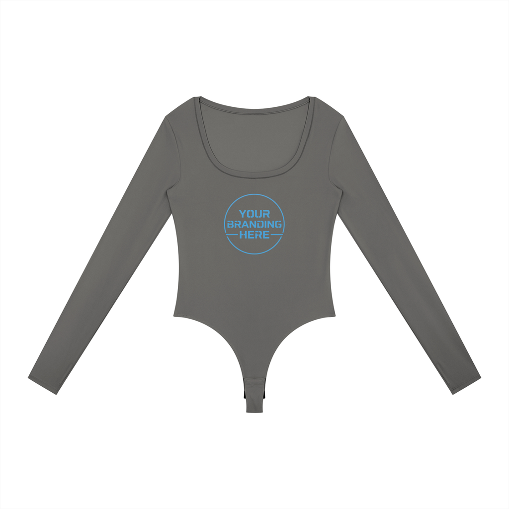 Women's Tight Long Sleeve Yoga Bodysuit - WT0120-O001-V2