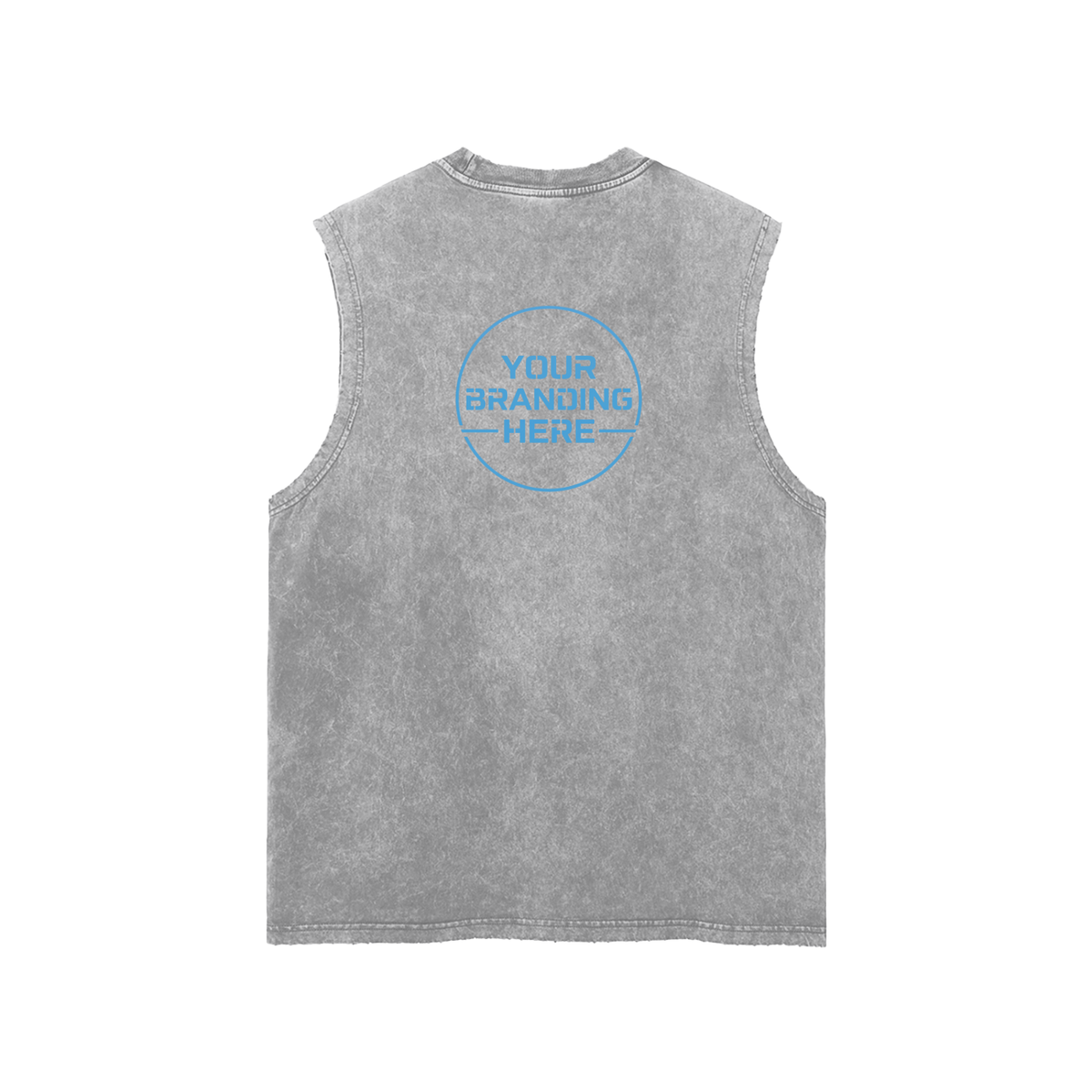 Snow Washed Frayed Hem Tank Top - R00228-C001-V3