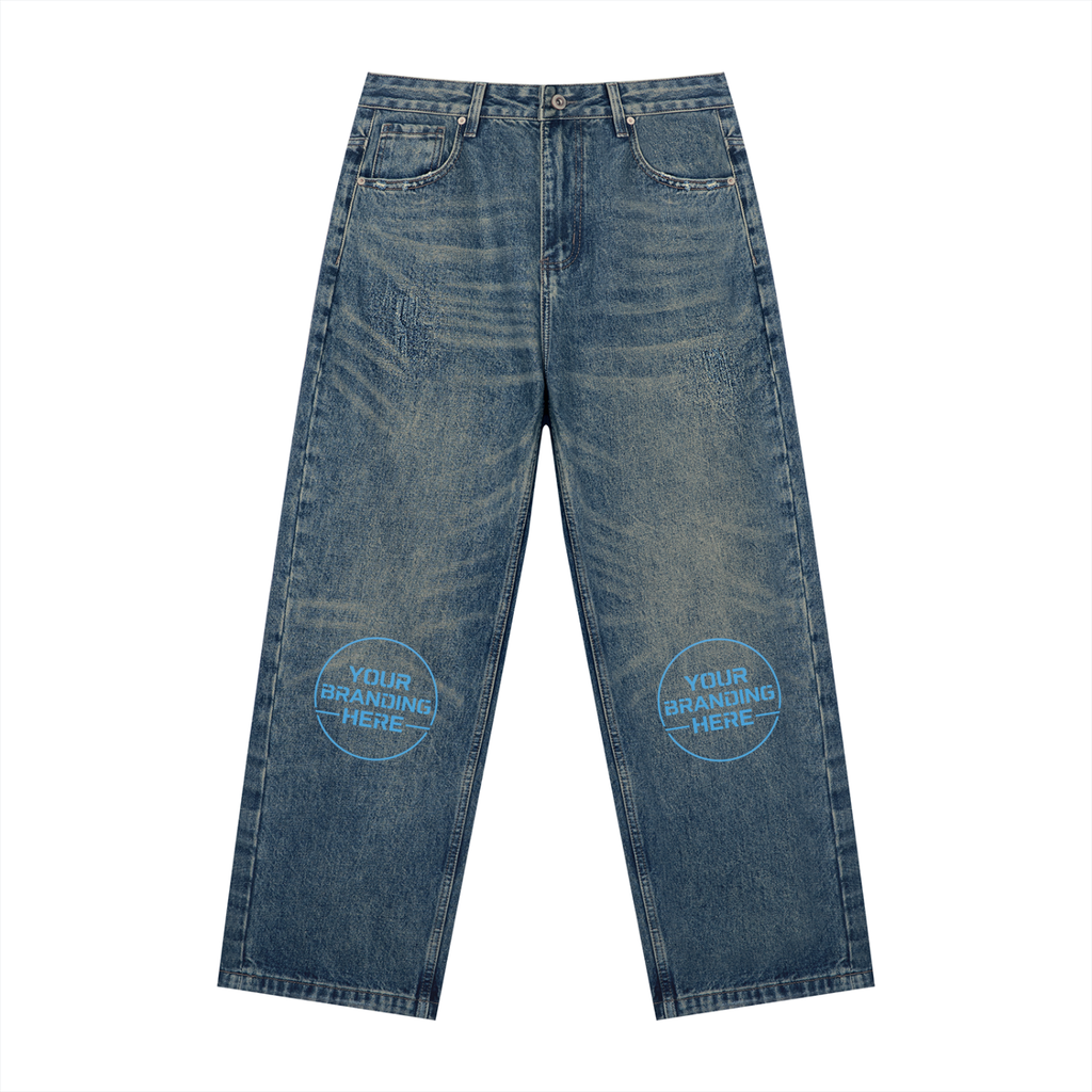 Men's Vintage Wash Denim Jeans - MB0040-C001-V2