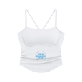Women's Ruched Yoga Tank Top - WT0277-O001-V2