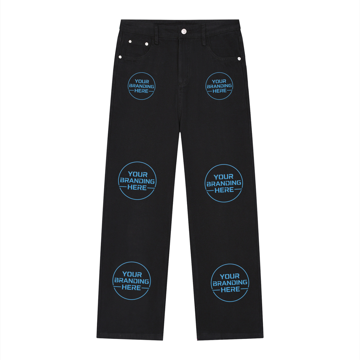 Men’s Vintage Wash Straight Leg Jeans - MB0029-C001-V2