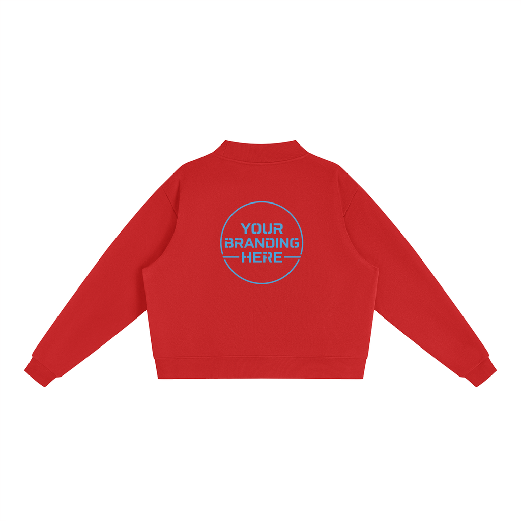 Essential Fleece Mock-Neck Crew Sweatshirt - WW0004-P001-V4