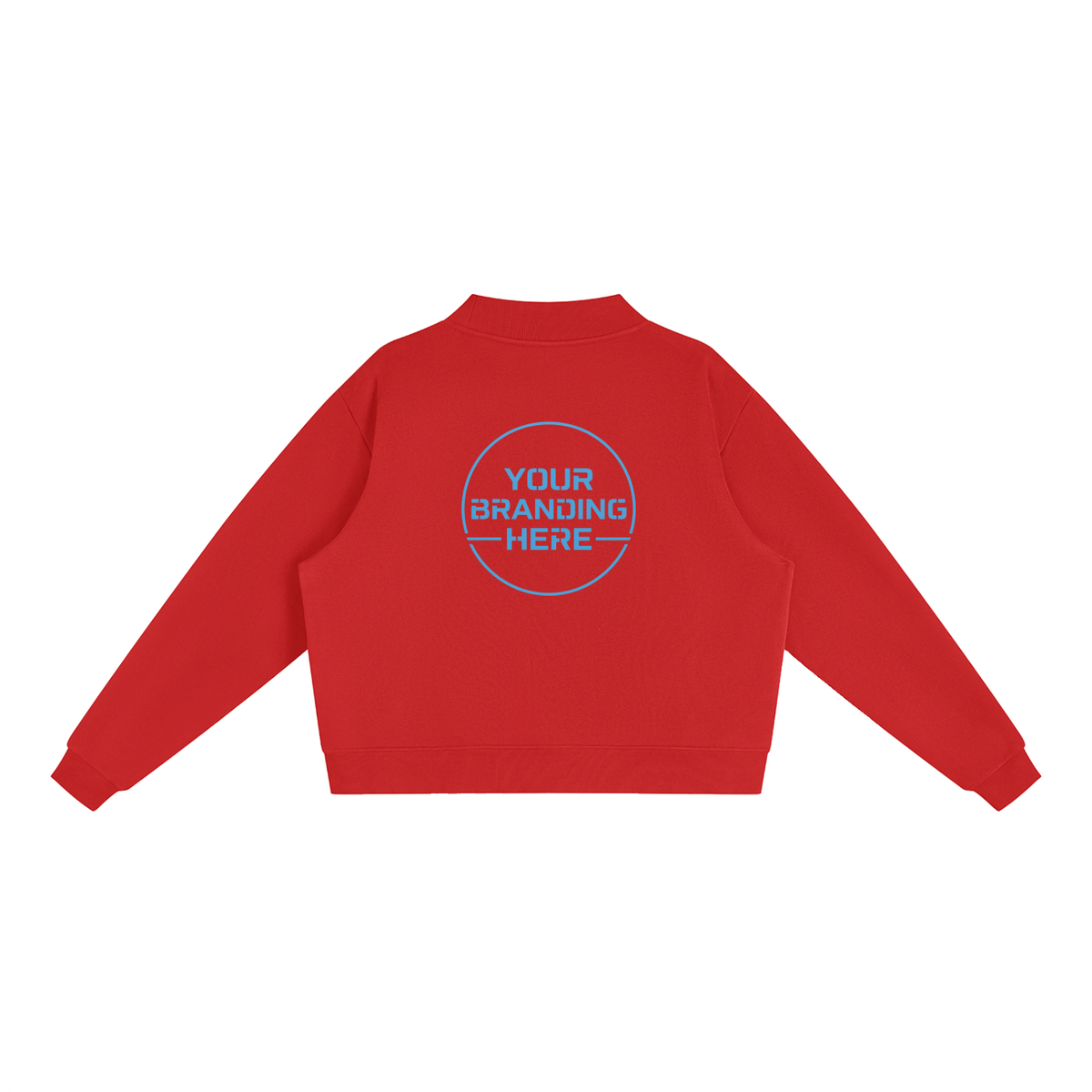 Essential Fleece Mock-Neck Crew Sweatshirt - WW0004-P001-V4