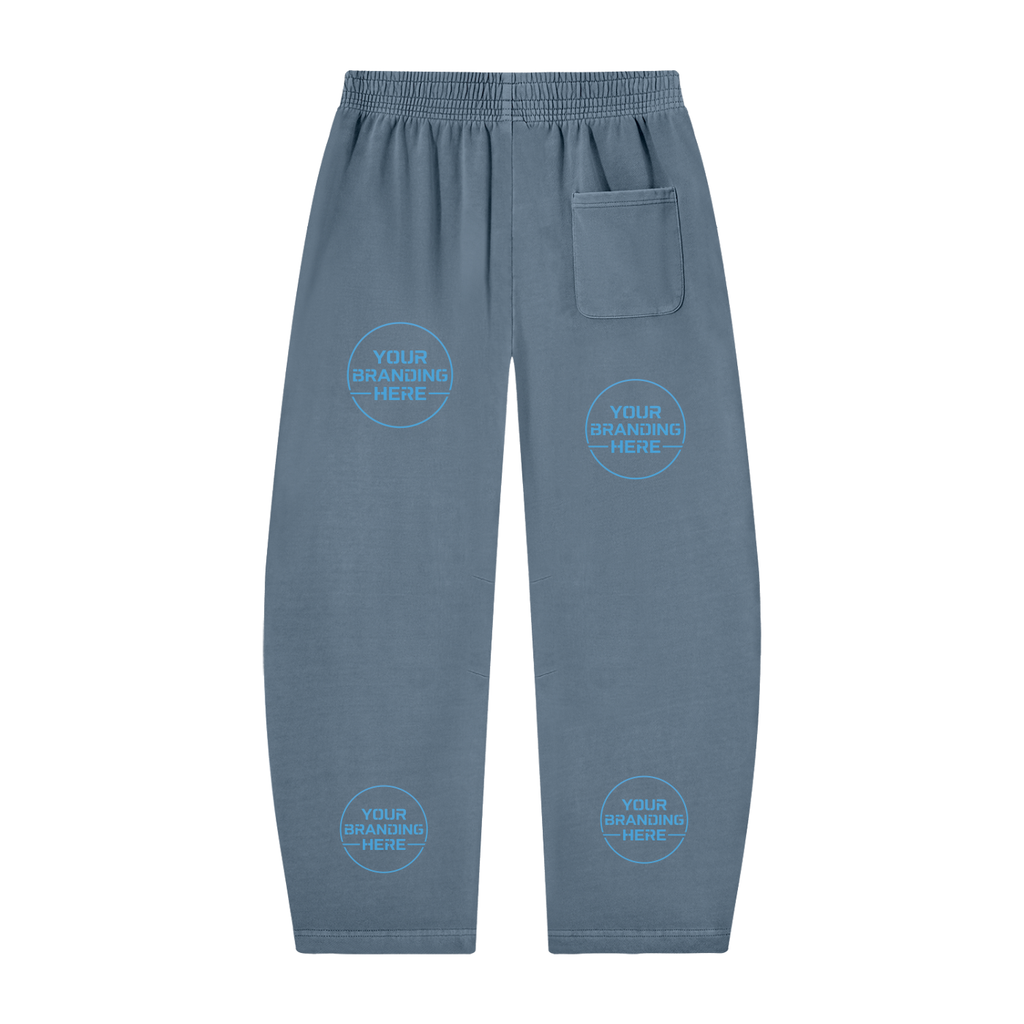 Unisex Vintage Washed Barrel Leg Sweatpants - UB0059-C001-V2