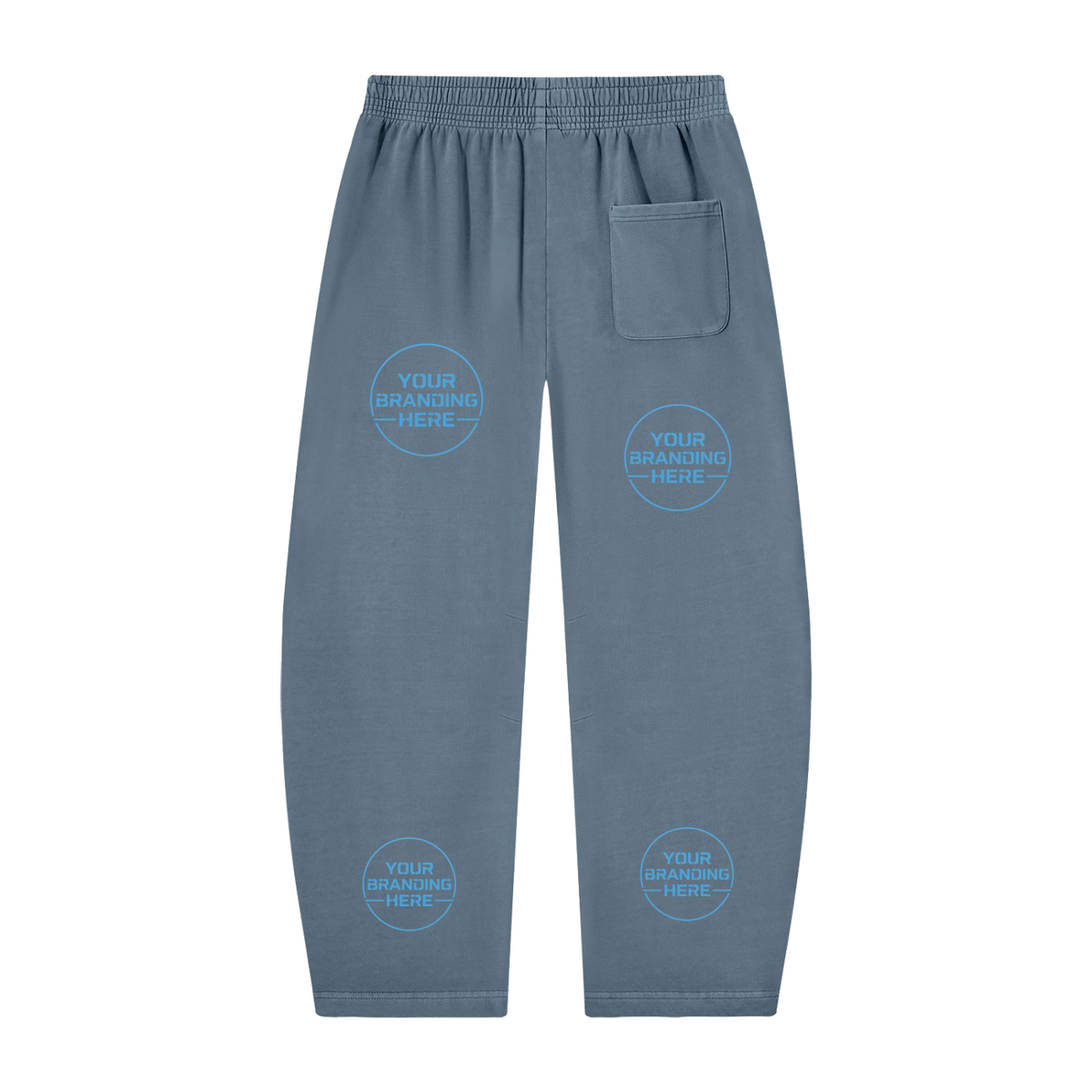 Unisex Vintage Washed Barrel Leg Sweatpants - UB0059-C001-V2