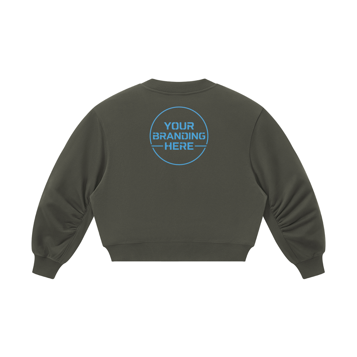Women’s Crop V-Neck Sweatshirt - WB0067-C001-V2