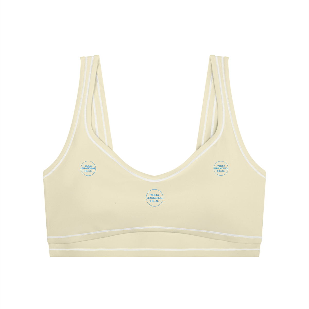 Women’s Topstitching Yoga Sports Bra - WT0179-O001-V2
