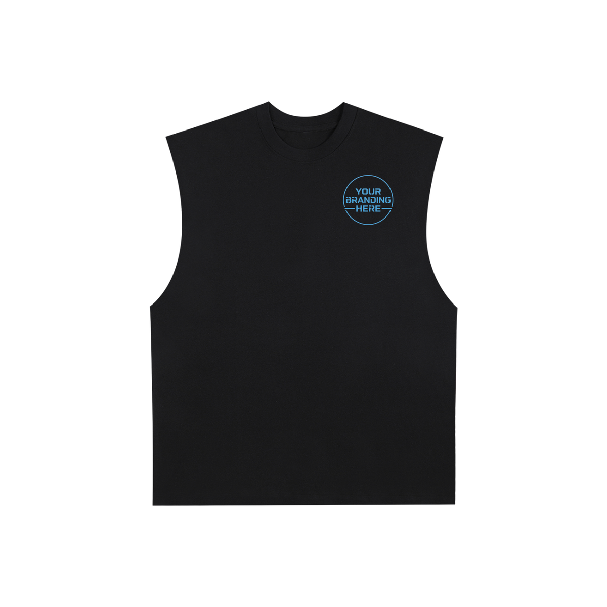 Raw Edge Cotton Tank Top - RB0010-C001-V4