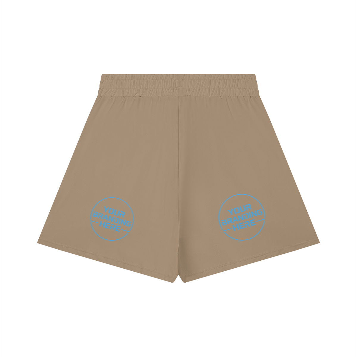 Women's Ruched Yoga Shorts - WB0100-P001-V2