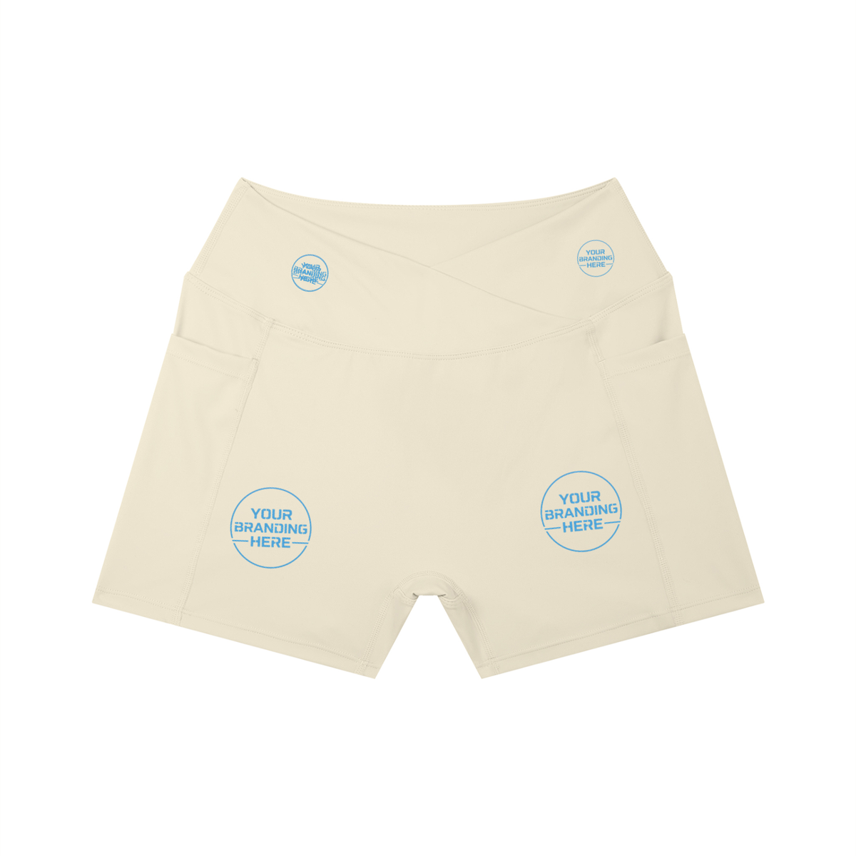 Women’s High Rise Pocket Yoga Shorts - WB0055-O001-V6