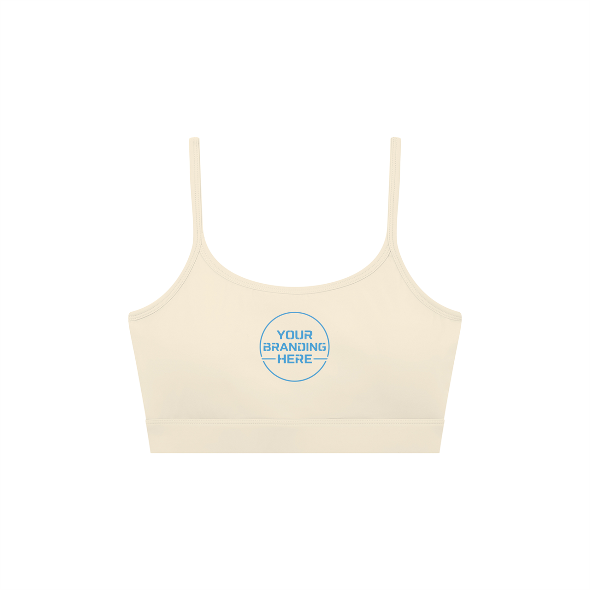 Women's Solid U-Neck Sports Bra - WT0131-O001-V2