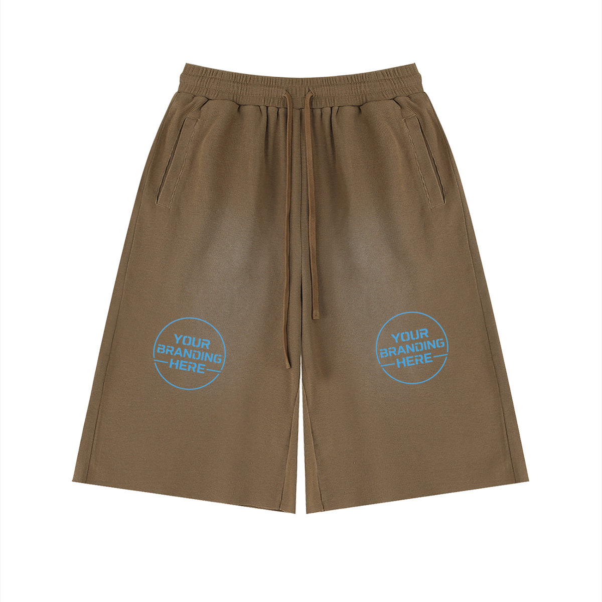 Unisex Sunfade Raw Edge Shorts - UB0069-C001-V3