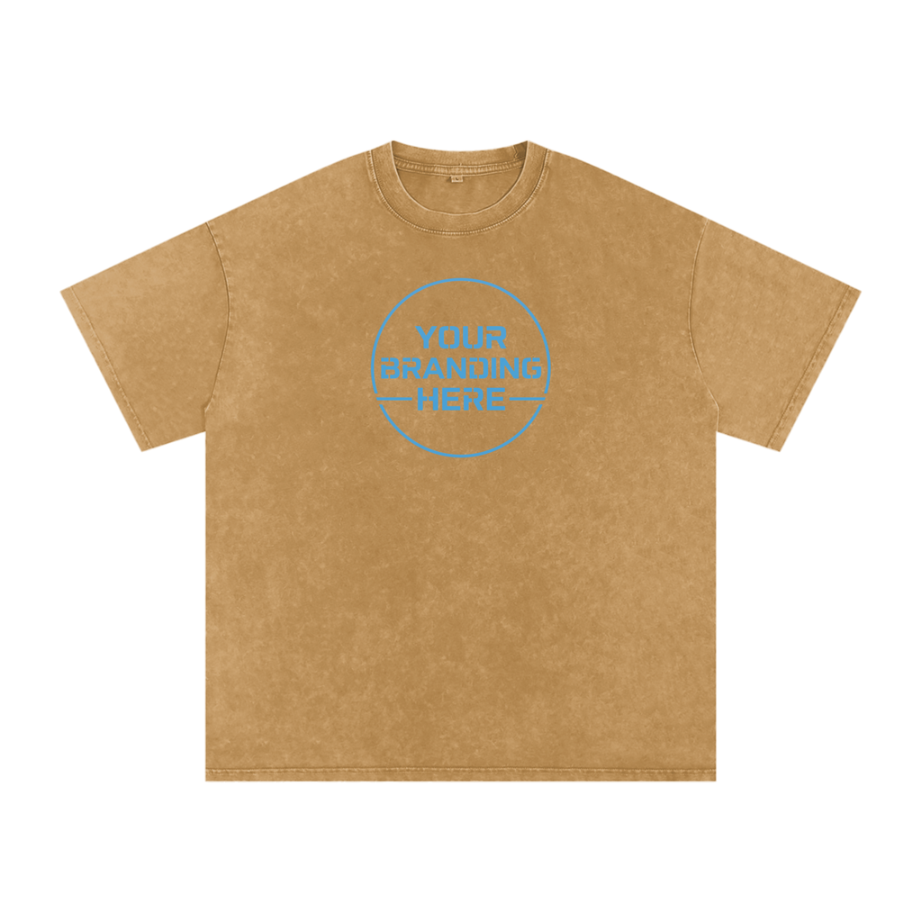 Snow Washed Oversized Cotton T-Shirt - R00037-C001-V14
