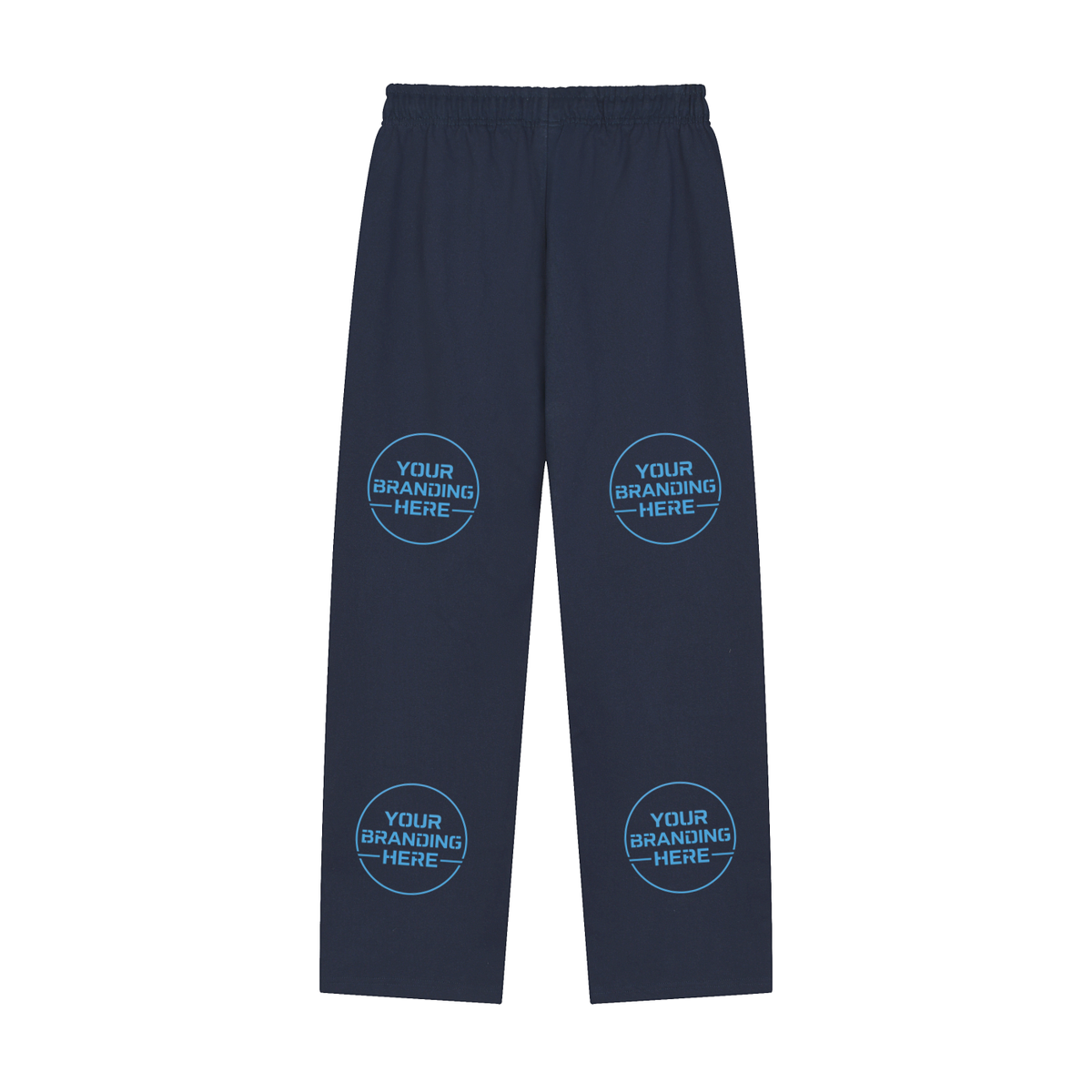 Solid Color Straight-Leg Sweatpants - RK0011-C001-V2