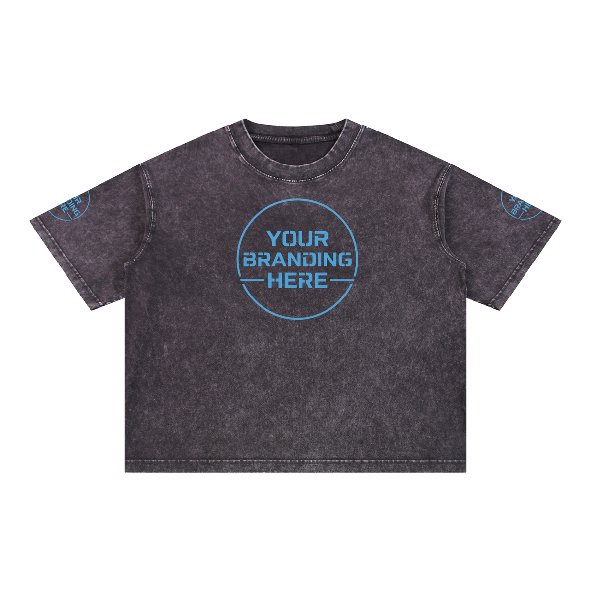 Mineral Wash Boxy Cotton T-Shirt - RT0076-C001-V4