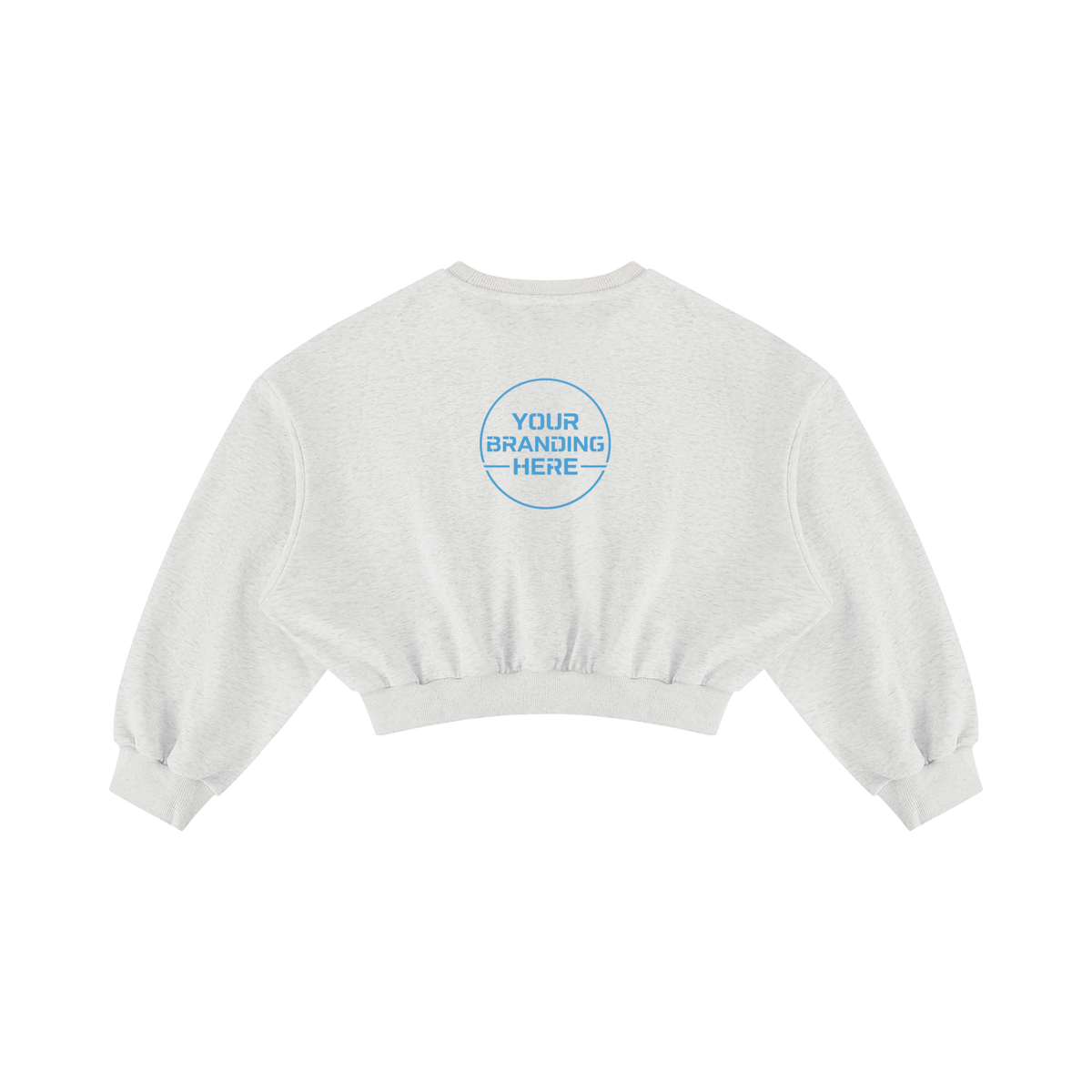 Women's Boxy Cropped Crewneck Sweatshirt - WT0123-C001-V2
