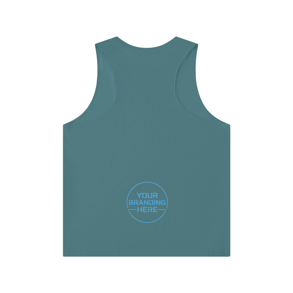 Men's Solid Color Crewneck Tank Top - MT0014-O001-V2