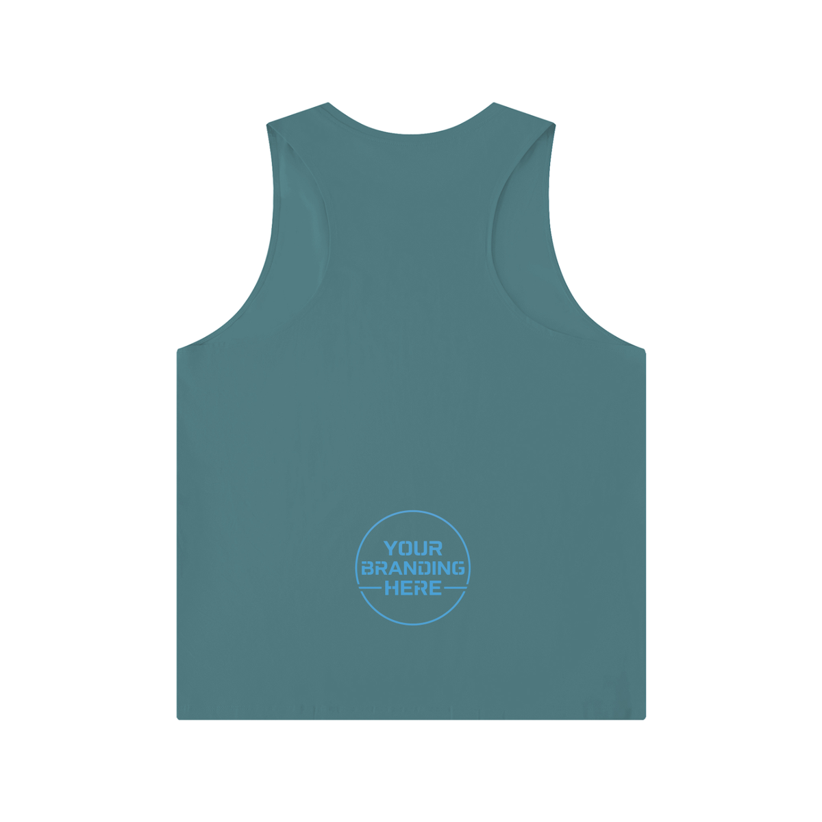 Men's Solid Color Crewneck Tank Top - MT0014-O001-V2