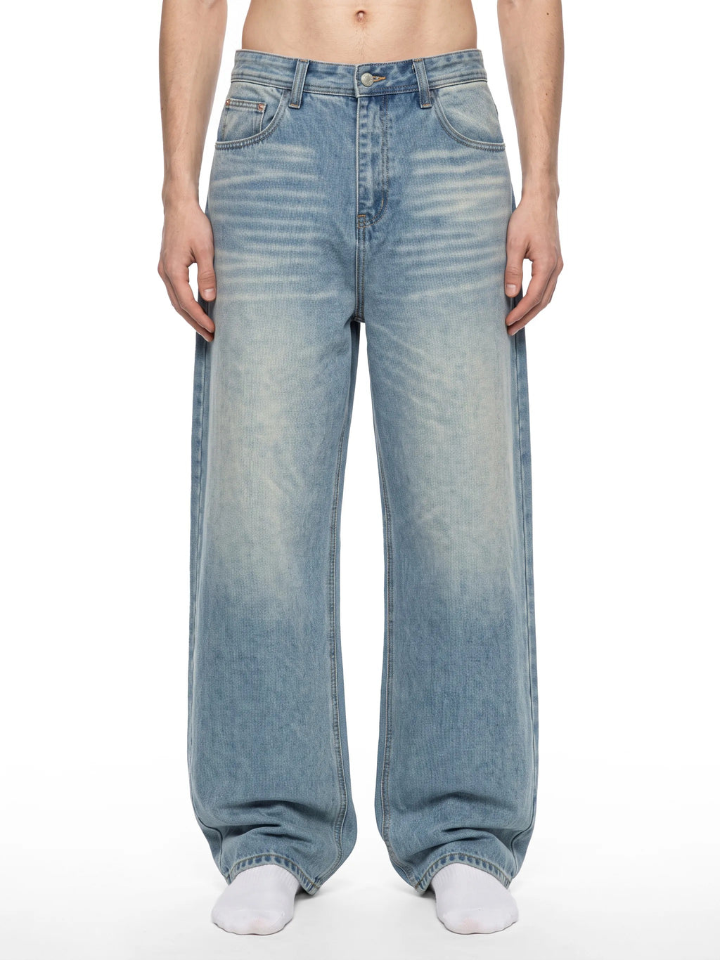 Men’s Vintage Wash Denim Jeans - MB0051-C001-V2