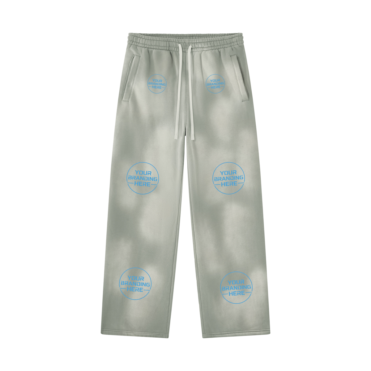 Unisex Sunfade Wide Leg Fleece Sweatpants - UB0044-P001-V2