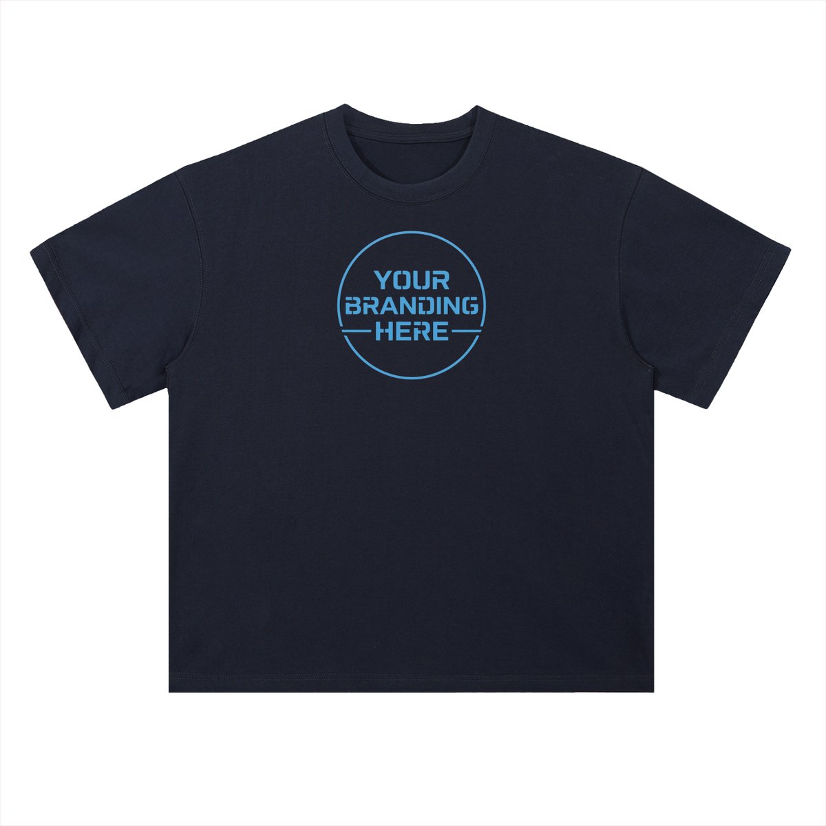 Heavyweight Drop Shoulder Cotton T-Shirt - RU0014-C001-V7