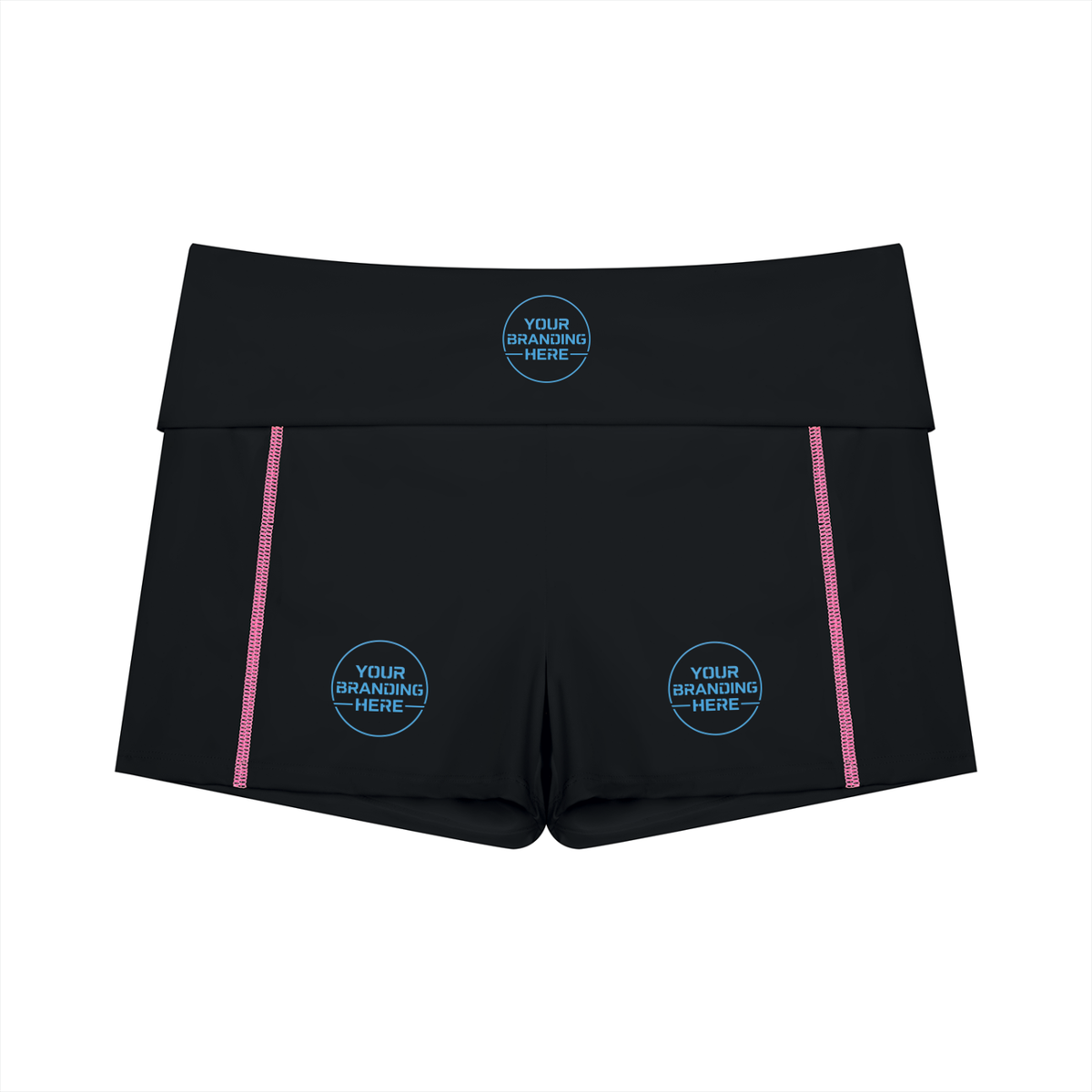 Women's High Waisted Yoga Biker Shorts - WB0098-O001-V2