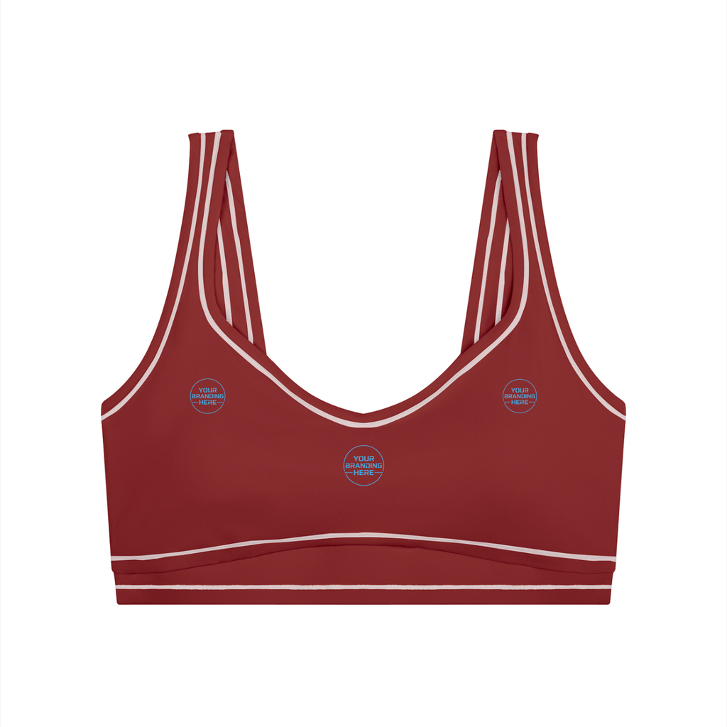 Women’s Topstitching Yoga Sports Bra - WT0179-O001-V2