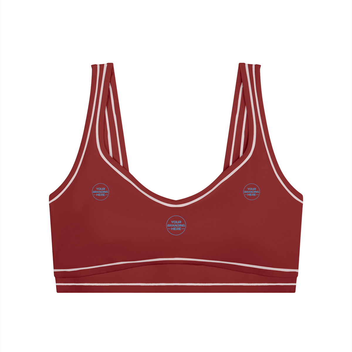 Women’s Topstitching Yoga Sports Bra - WT0179-O001-V2