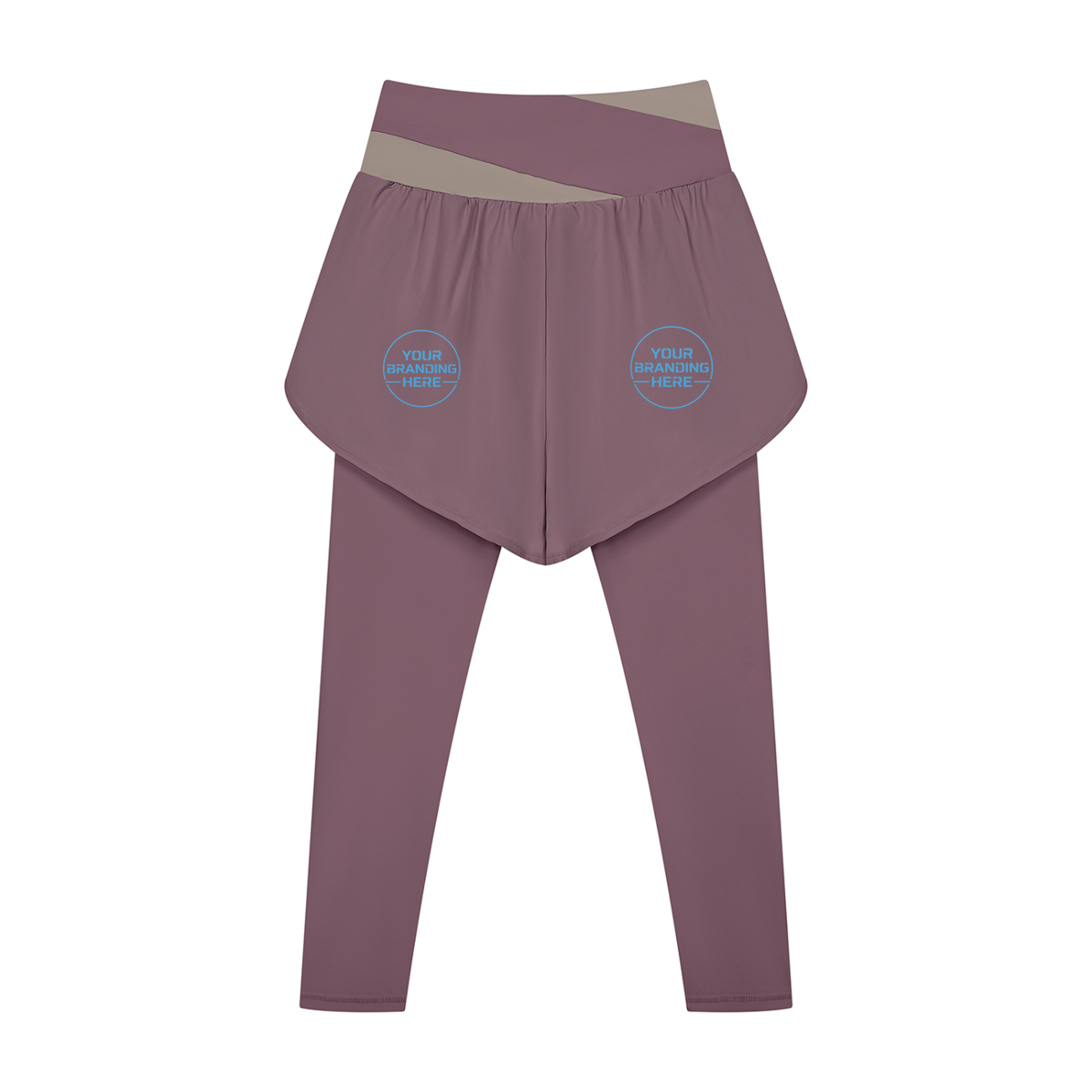 Women's Paneled High Waisted Yoga Leggings - WB0101-P001-V2