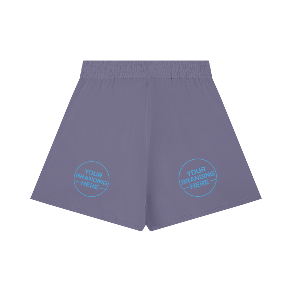 Women's Ruched Yoga Shorts - WB0100-P001-V2