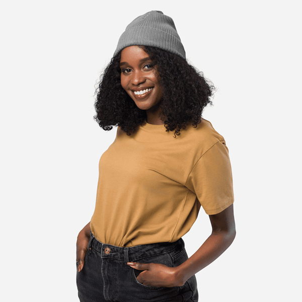 Organic Ribbed Beanie - Atlantis