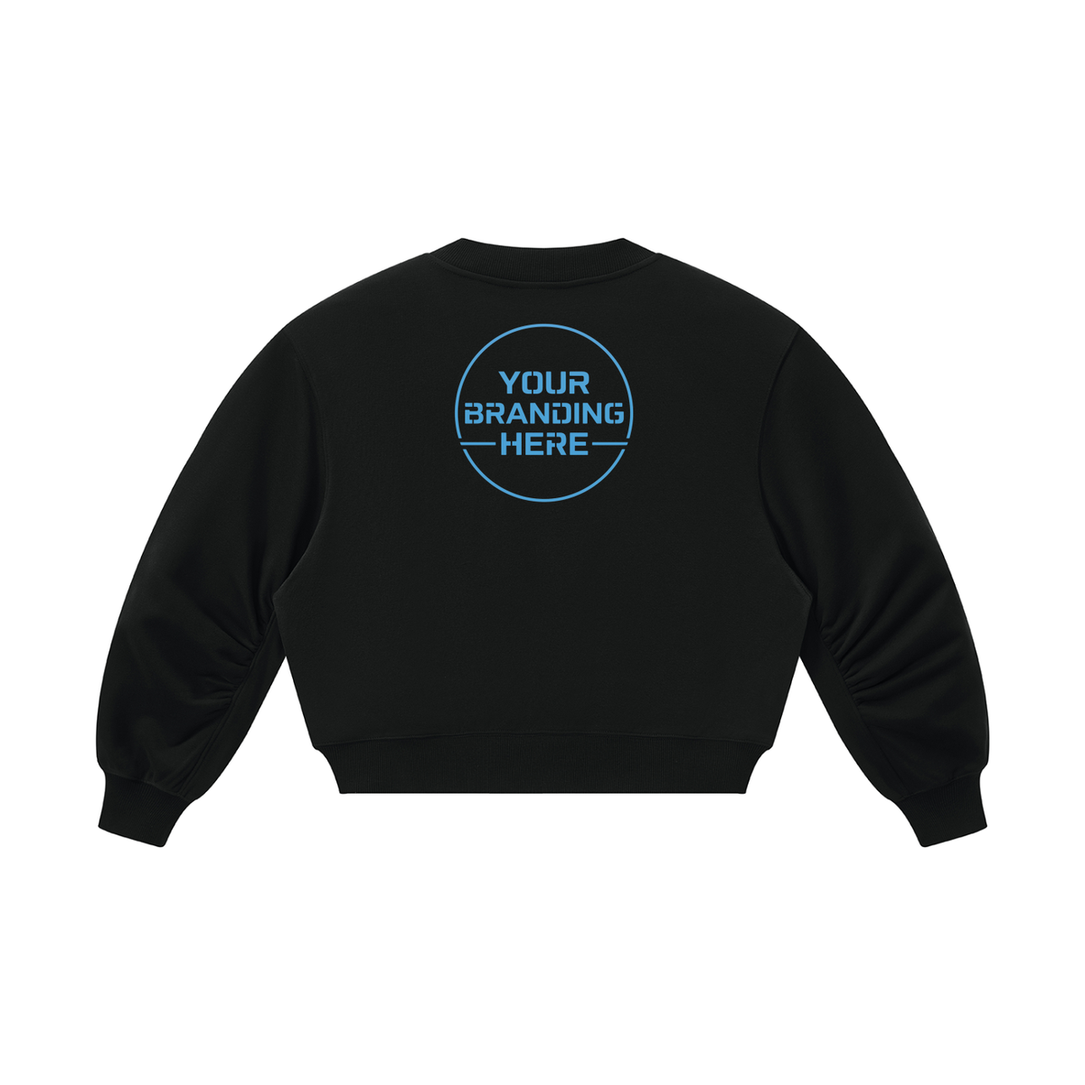 Women’s Crop V-Neck Sweatshirt - WB0067-C001-V2